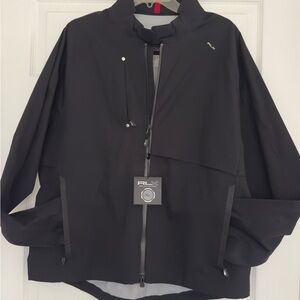 New RLX Ralph Lauren Golf Men's Black Jacket Size L